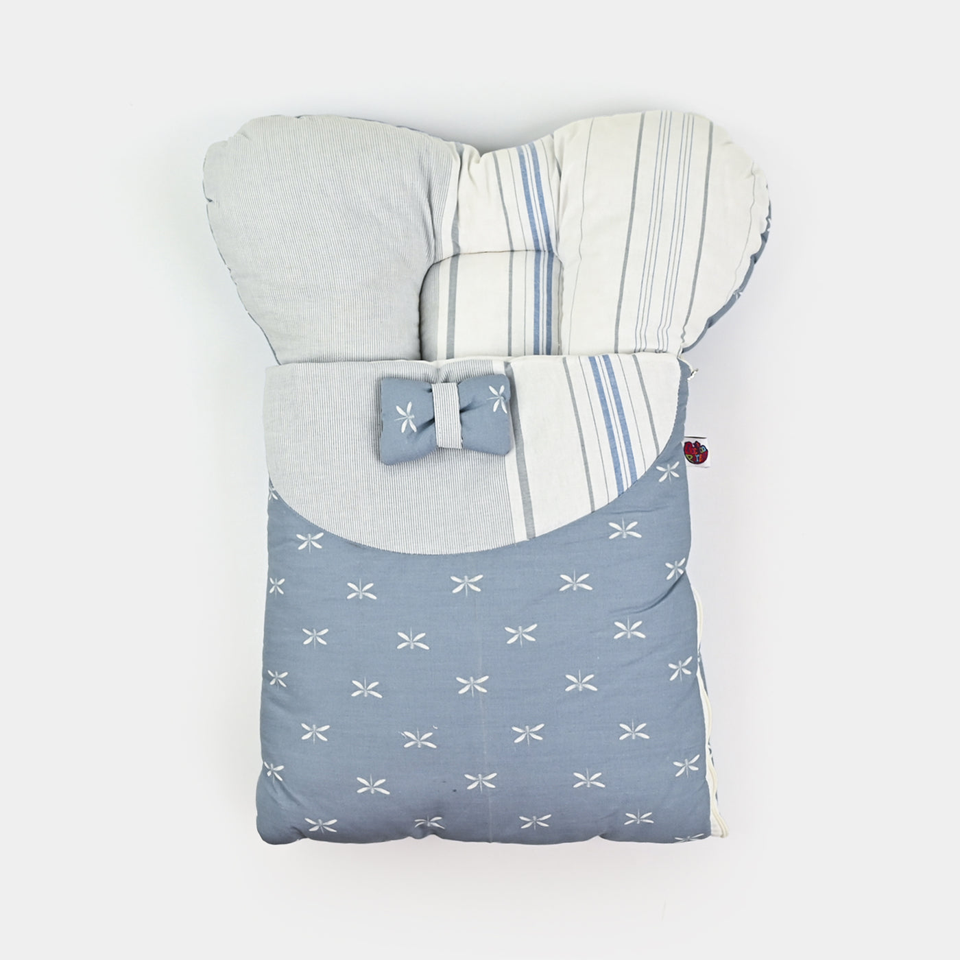 Carry Nest Heart Printed Blue & White