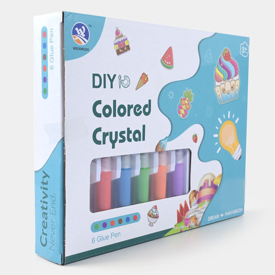 Sticky Art Painting Set Colored Crystal For Kids