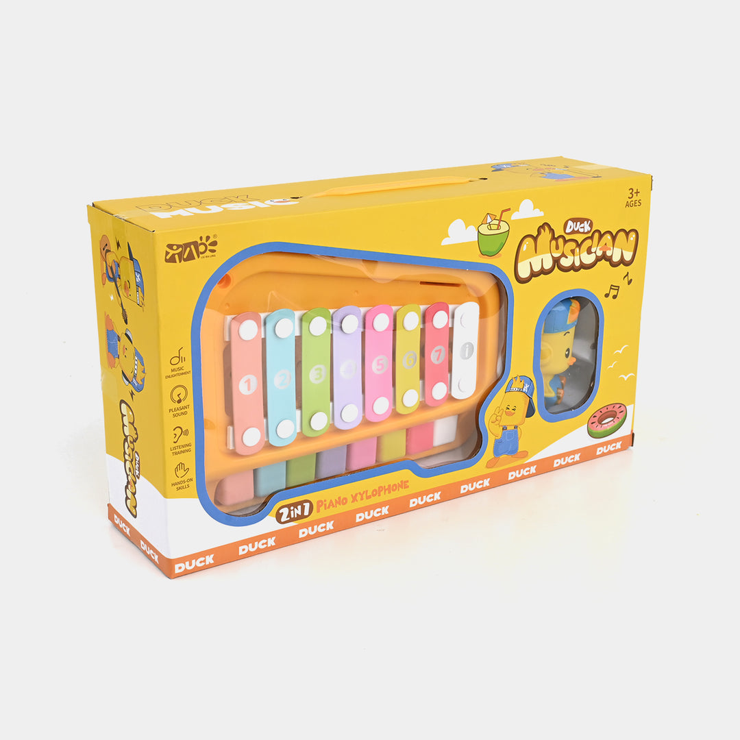 2 in 1 piano & Xylophone Toy For Kids