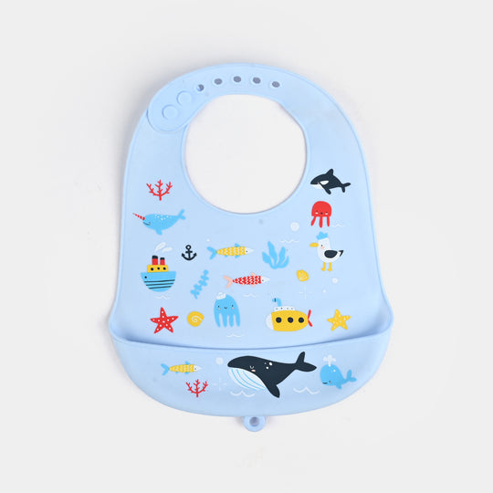 Baby Silicone Food Catcher Bib