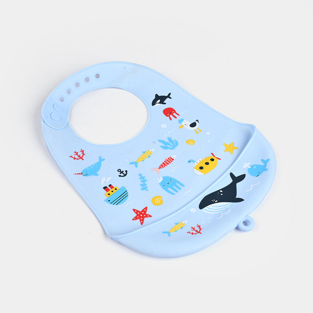 Baby Silicone Food Catcher Bib