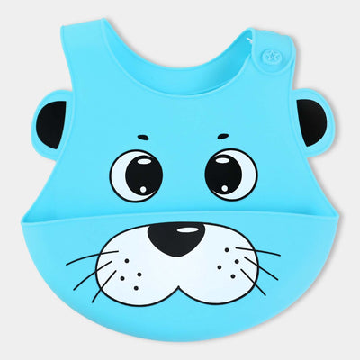 Baby Silicone Bib Food Catcher-Blue 3M+