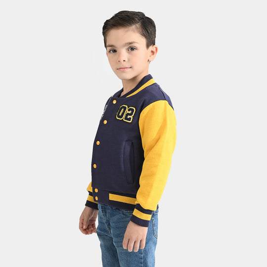 Boys Fleece Knitted Jacket Fun Vibes Always