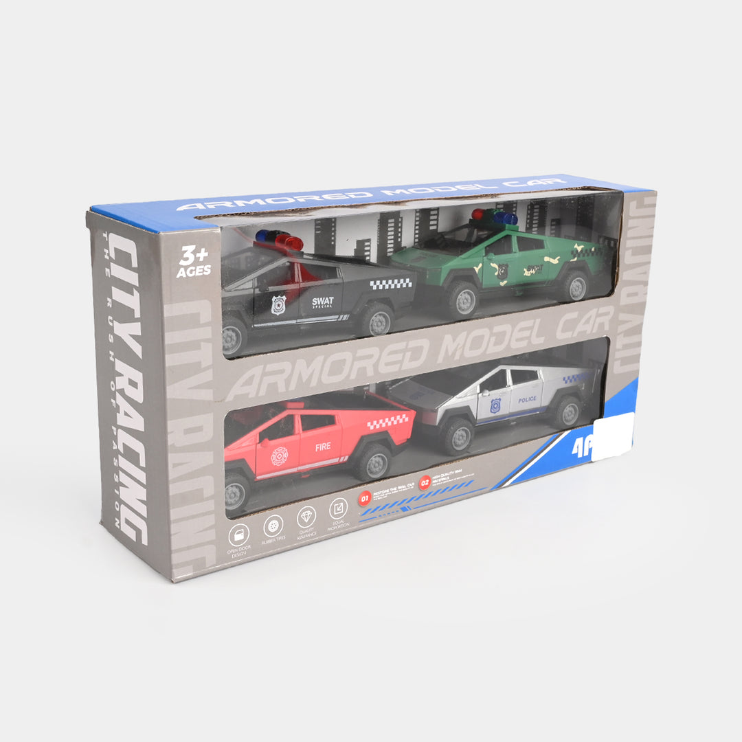 City Racing Armored Model Car Set