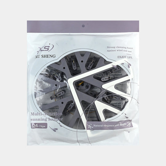 Laundry Cloth Hanger Clips Set | 24Pcs
