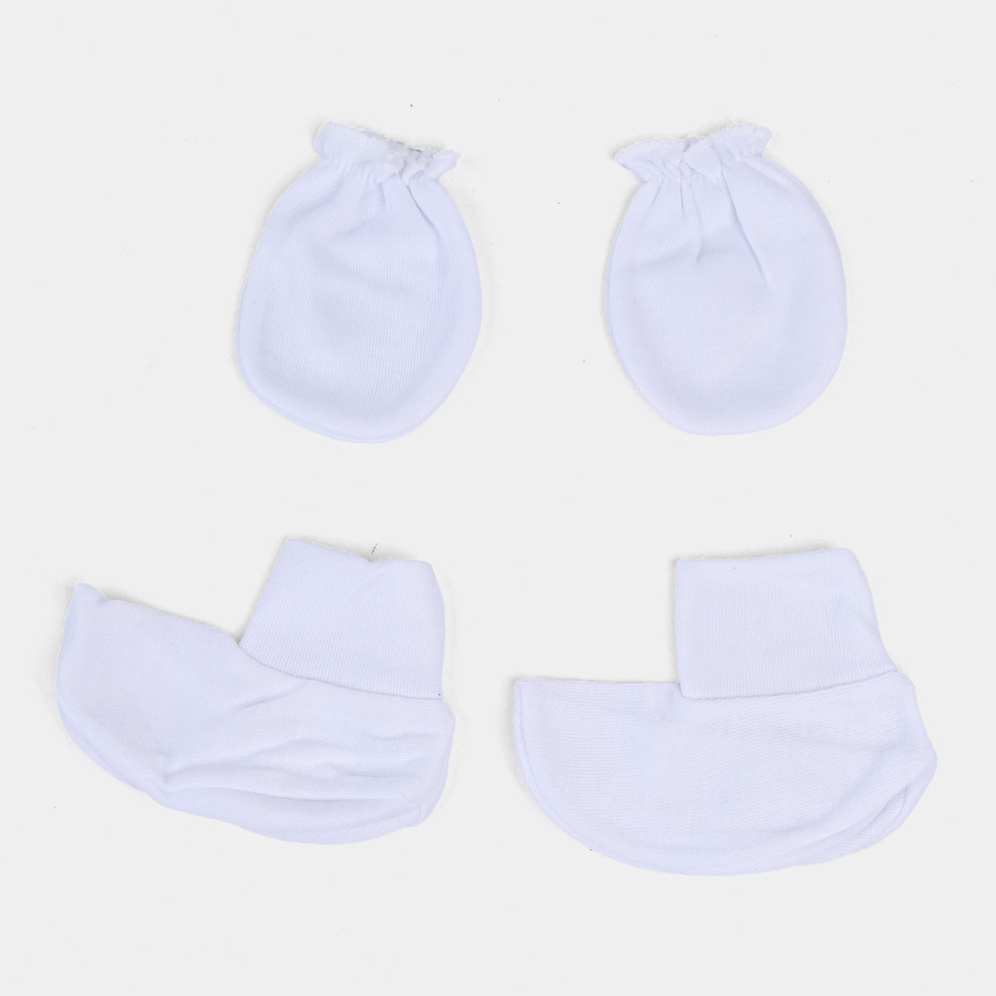 Baby Cap/Hat + Socks + Mittens 3PCs Set