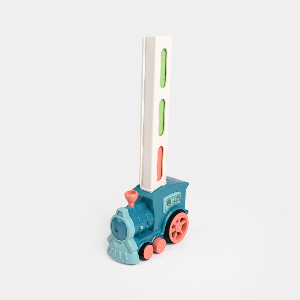 Automatic Domino Laying Electric Train Toy for Kids