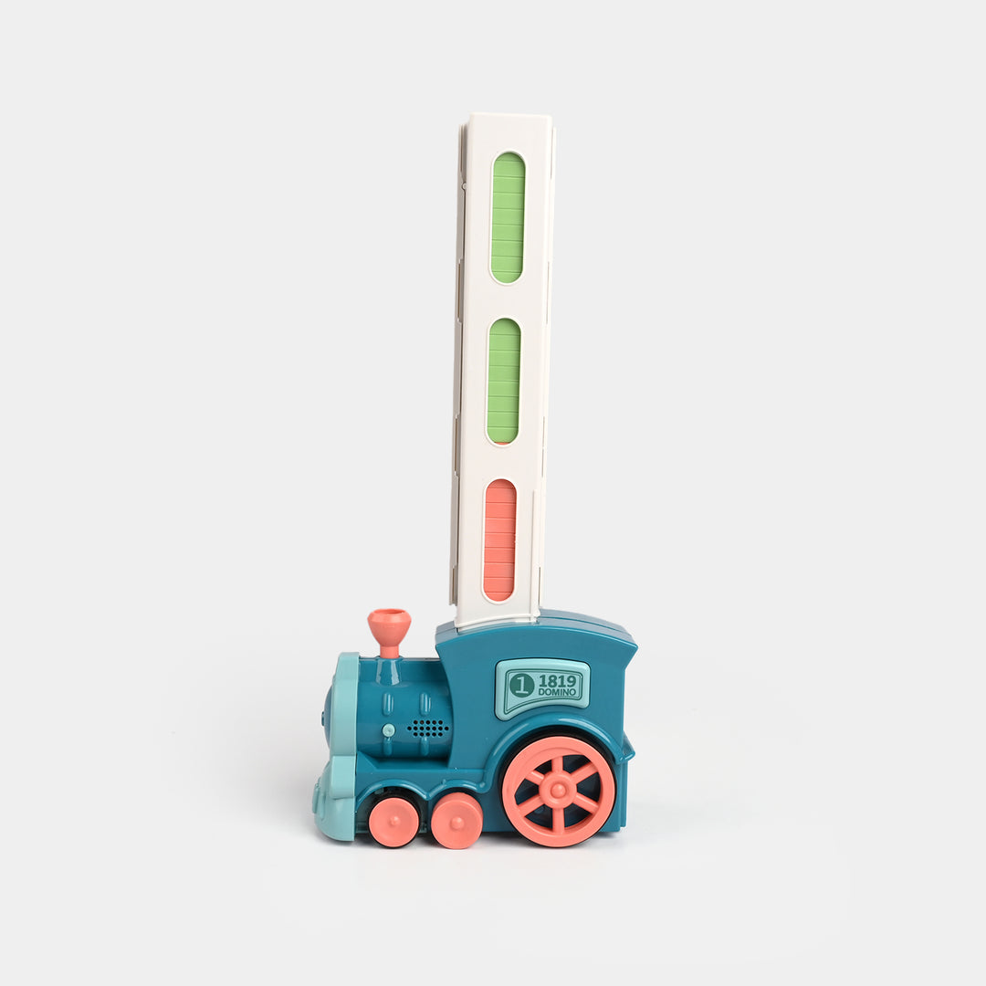 Automatic Domino Laying Electric Train Toy for Kids