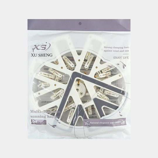 Laundry Cloth Hanger Clips Set | 24Pcs