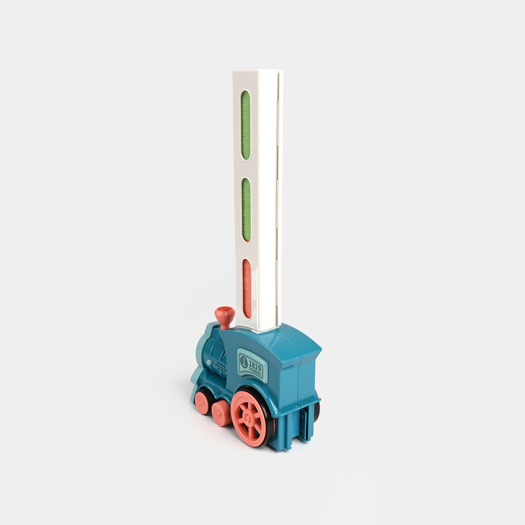 Automatic Domino Laying Electric Train Toy for Kids