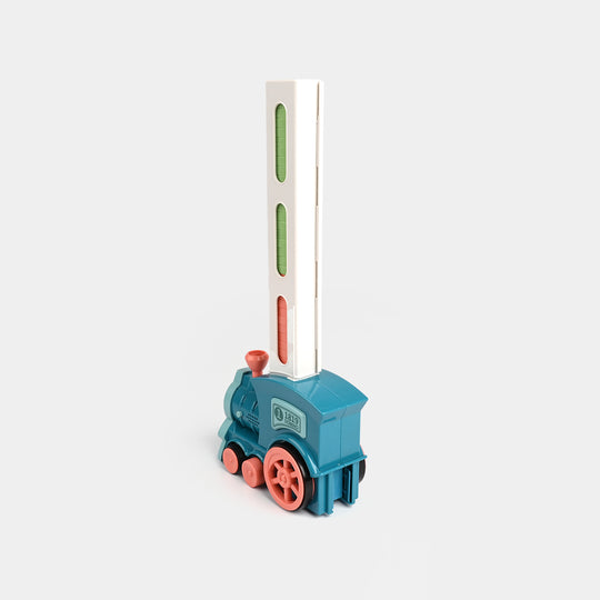 Automatic Domino Laying Electric Train Toy for Kids