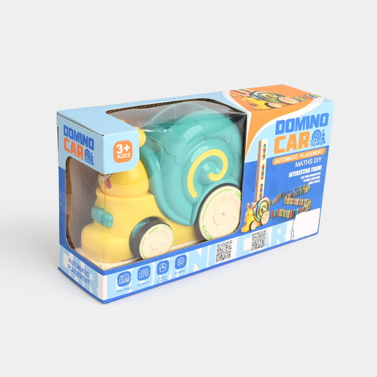 Automatic Domino Laying Electric Train Toy for Kids