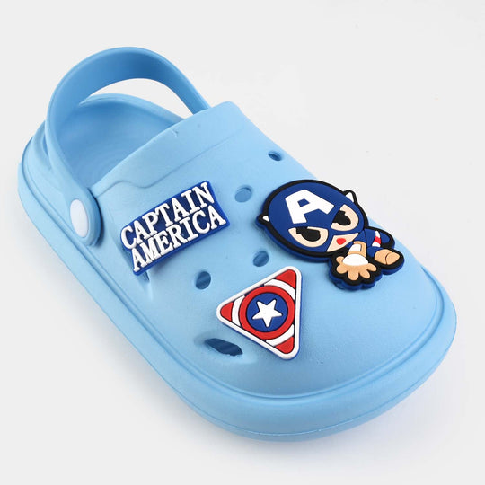 Boys Clogs 118-4-Blue