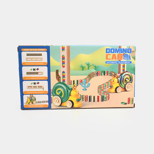 Automatic Domino Laying Electric Train Toy for Kids