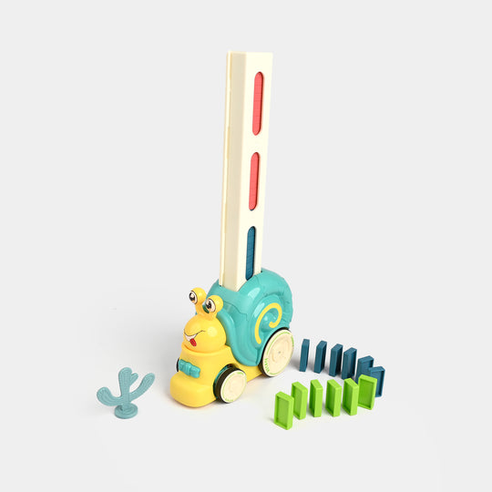 Automatic Domino Laying Electric Train Toy for Kids