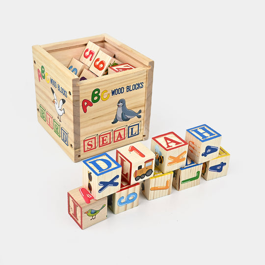 Wooden Alphabet Number Blocks – Fun Learning For Kids