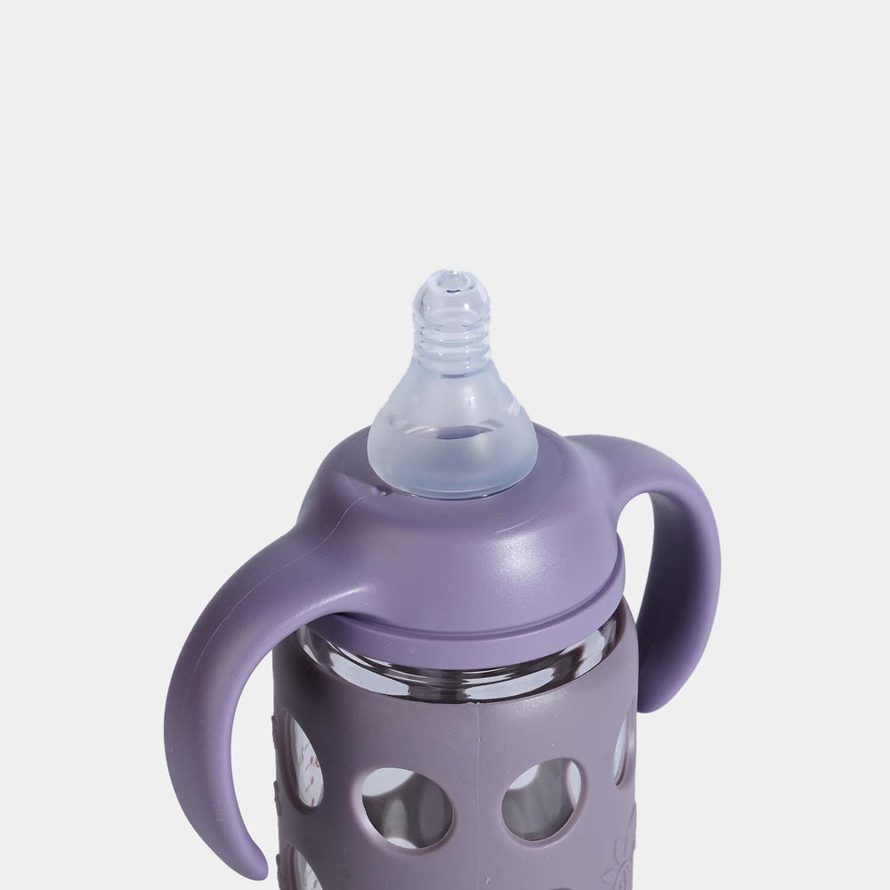 Minitree Newborn Baby Glass Feeder with Silicone Cover (240ml / 8oz)