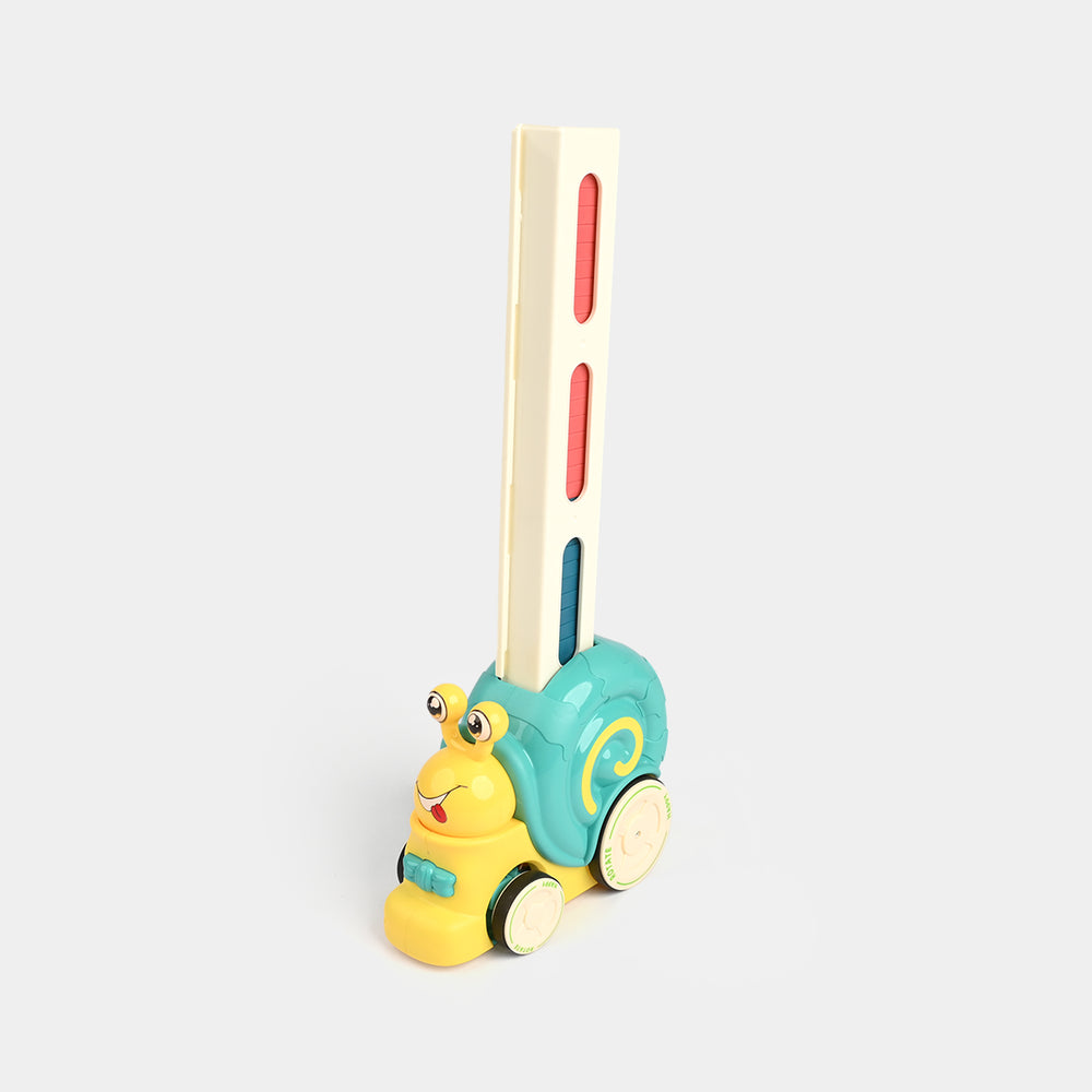 Automatic Domino Laying Electric Train Toy for Kids