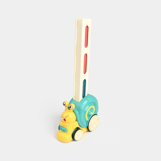 Automatic Domino Laying Electric Train Toy for Kids