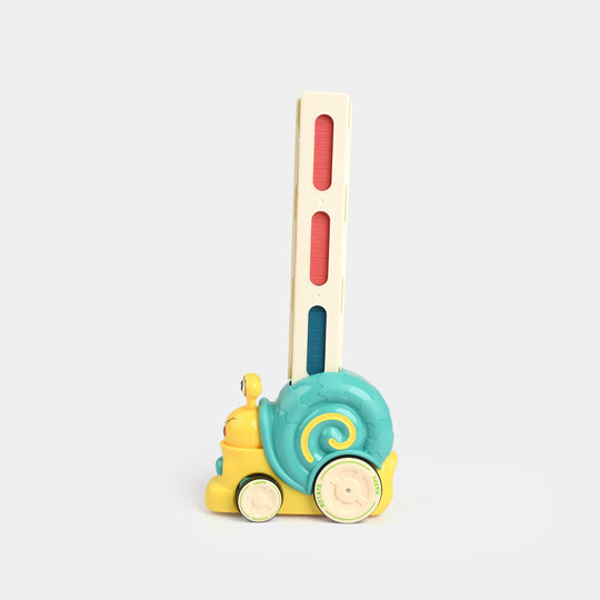 Automatic Domino Laying Electric Train Toy for Kids