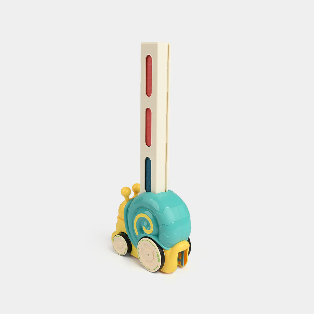 Automatic Domino Laying Electric Train Toy for Kids