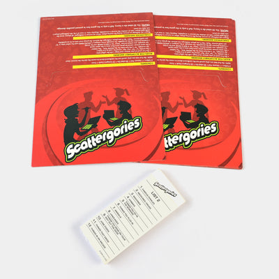 Scattergories Game Friends and Family Board Game