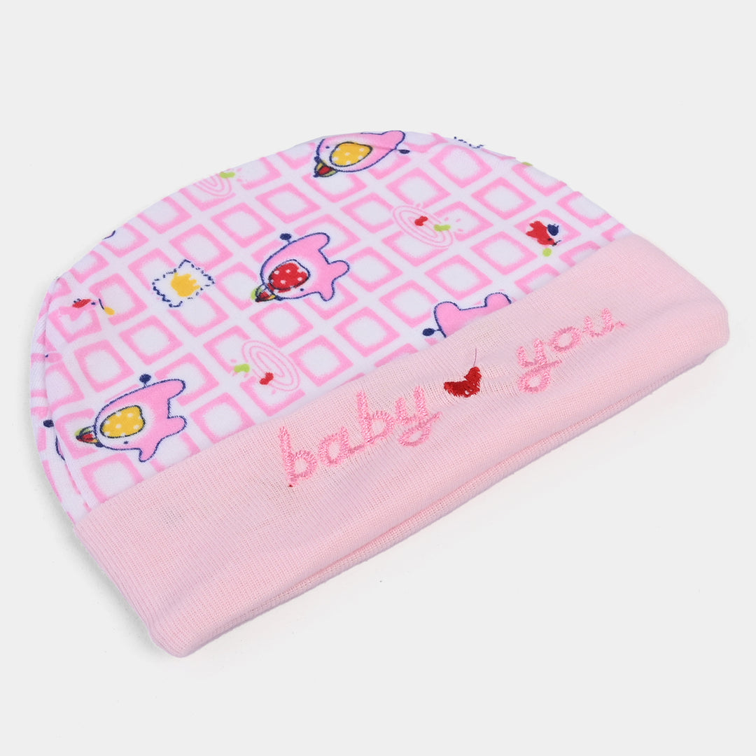 Baby Cap/Hat+Socks+Mittens 3PCs Set