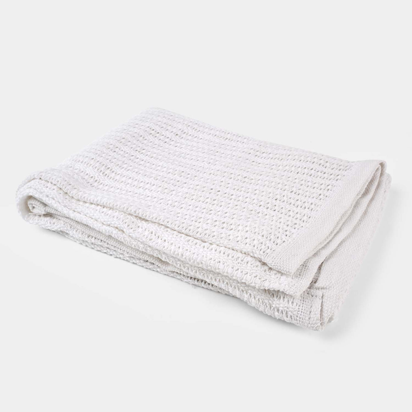 Baby Knitted Blanket New | White