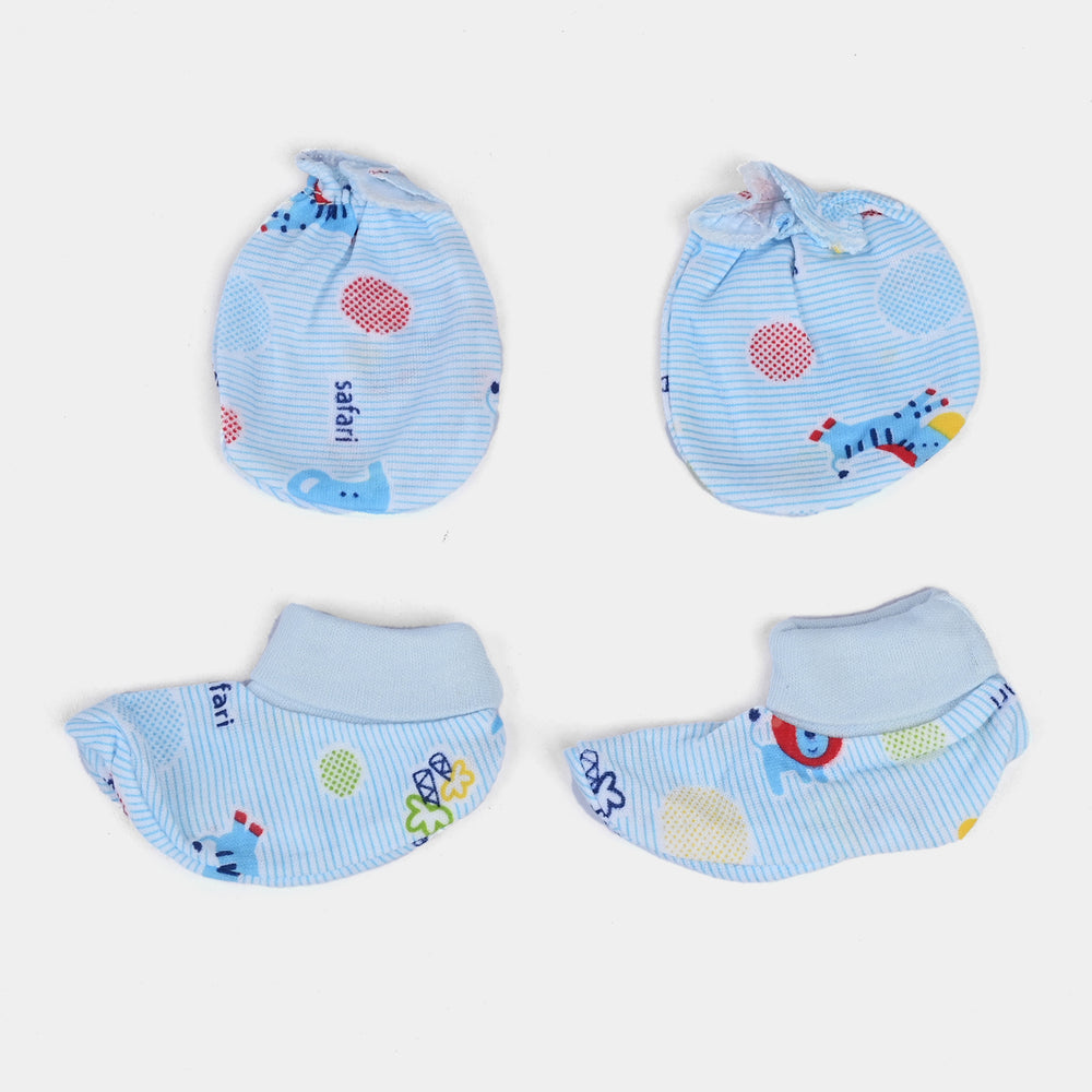 Baby Cap/Hat+Socks+Mittens 3PCs Set