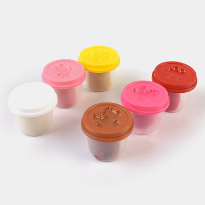 Colored Play Dough Set For kids