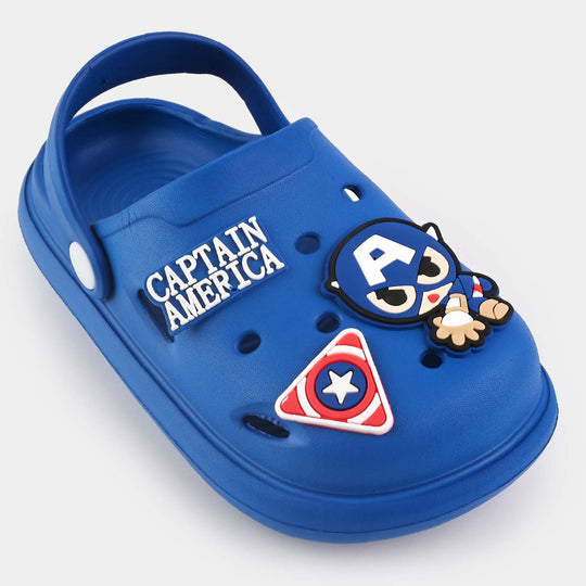 Boys Clogs 118-4-NAVY