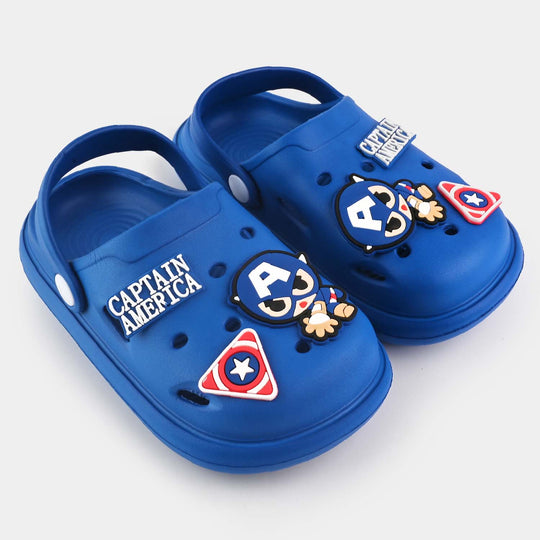 Boys Clogs 118-4-NAVY