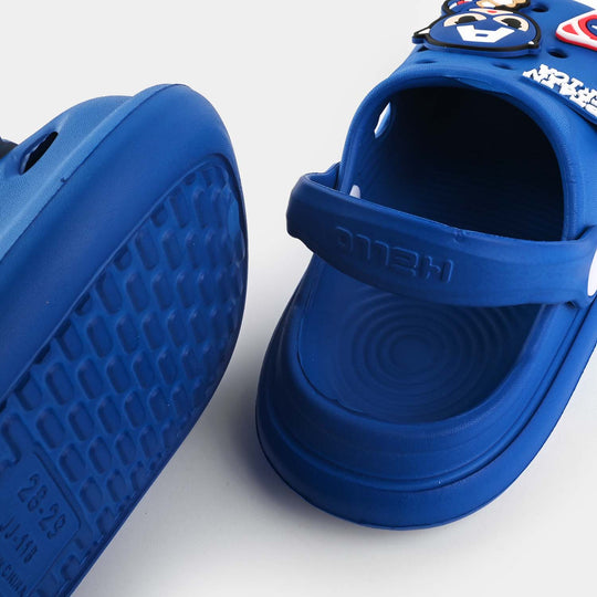 Boys Clogs 118-4-NAVY