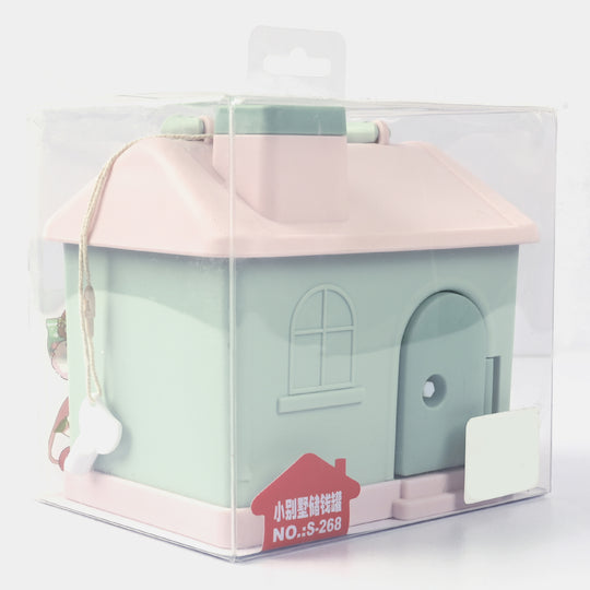 Cute House Shape Coin Box For Kids