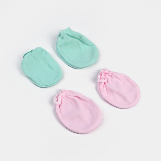 Baby Girl Mittens – 2 Pairs (Newborn)