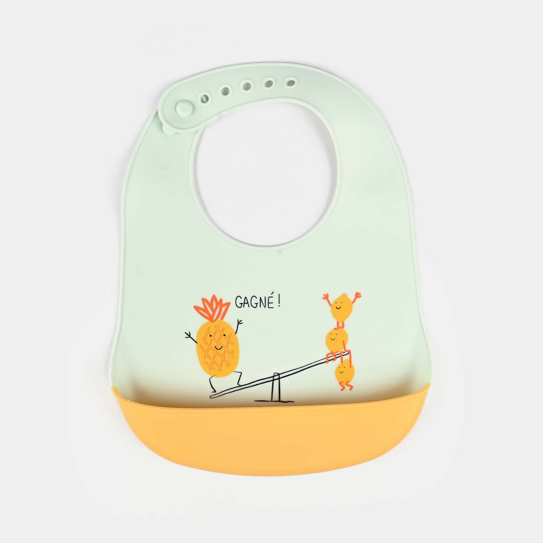 Baby Silicone Food Catcher Bib