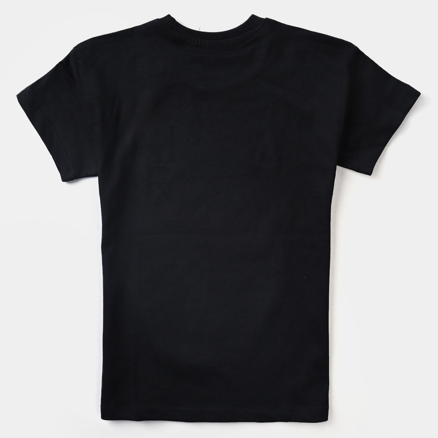 Boys Cotton Jersey T-Shirt H/S-Jet Black