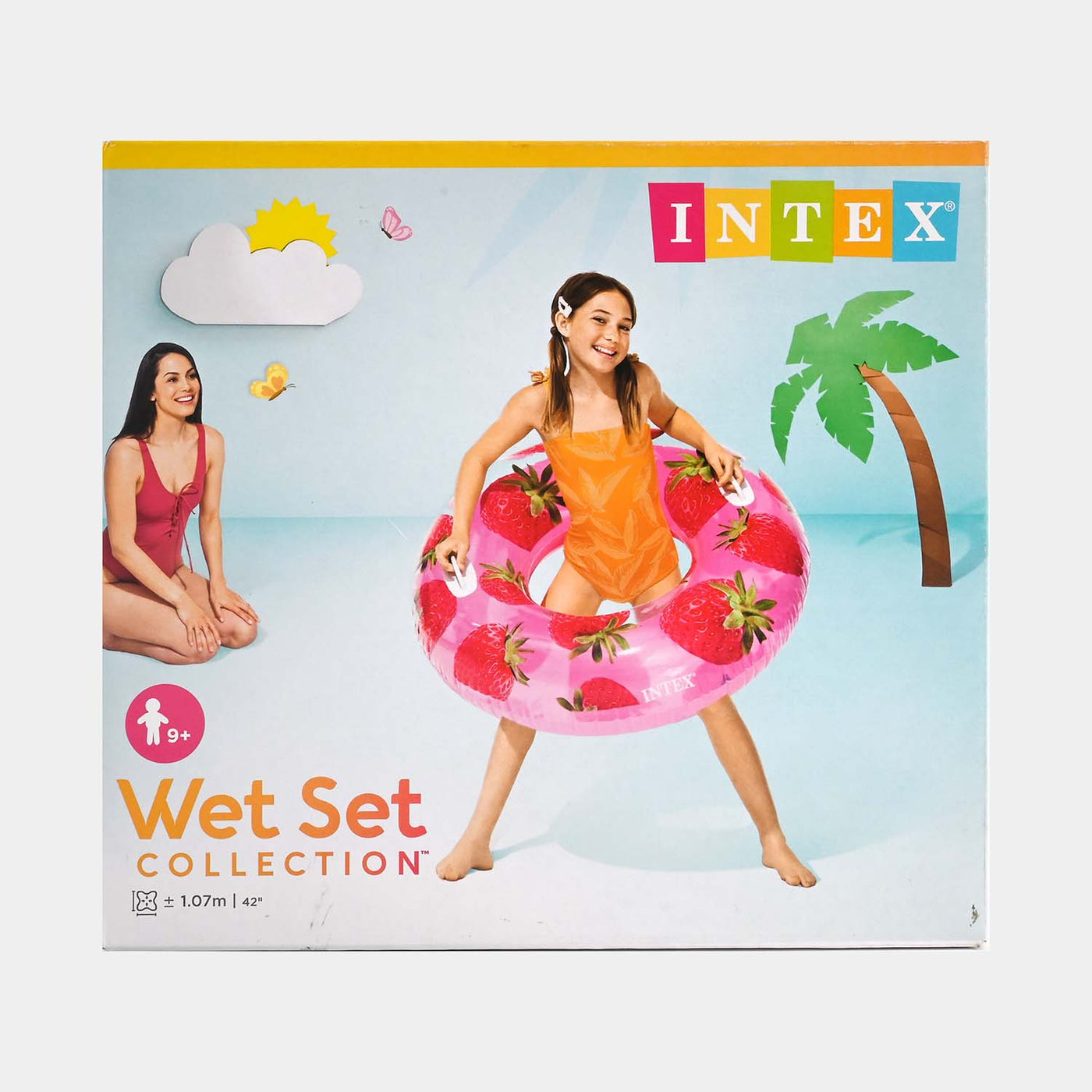 Intex Inflatable Tropical Fruit Swimming Tube