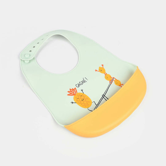 Baby Silicone Food Catcher Bib