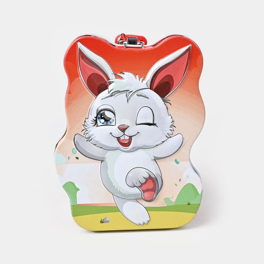 Metal Coin/Money Box with Lock For Kids