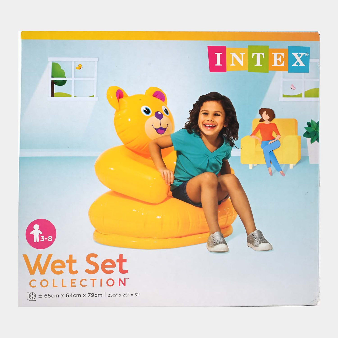 INTEX Happy Animal Chair Assortment ( 25.5" X 25" X 31" )