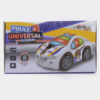 Police Car Toy Universal Wheel For Kids