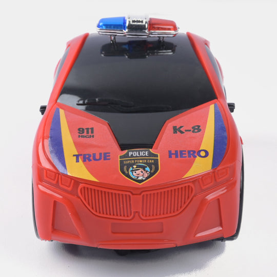 Police Car Toy Universal Wheel For Kids