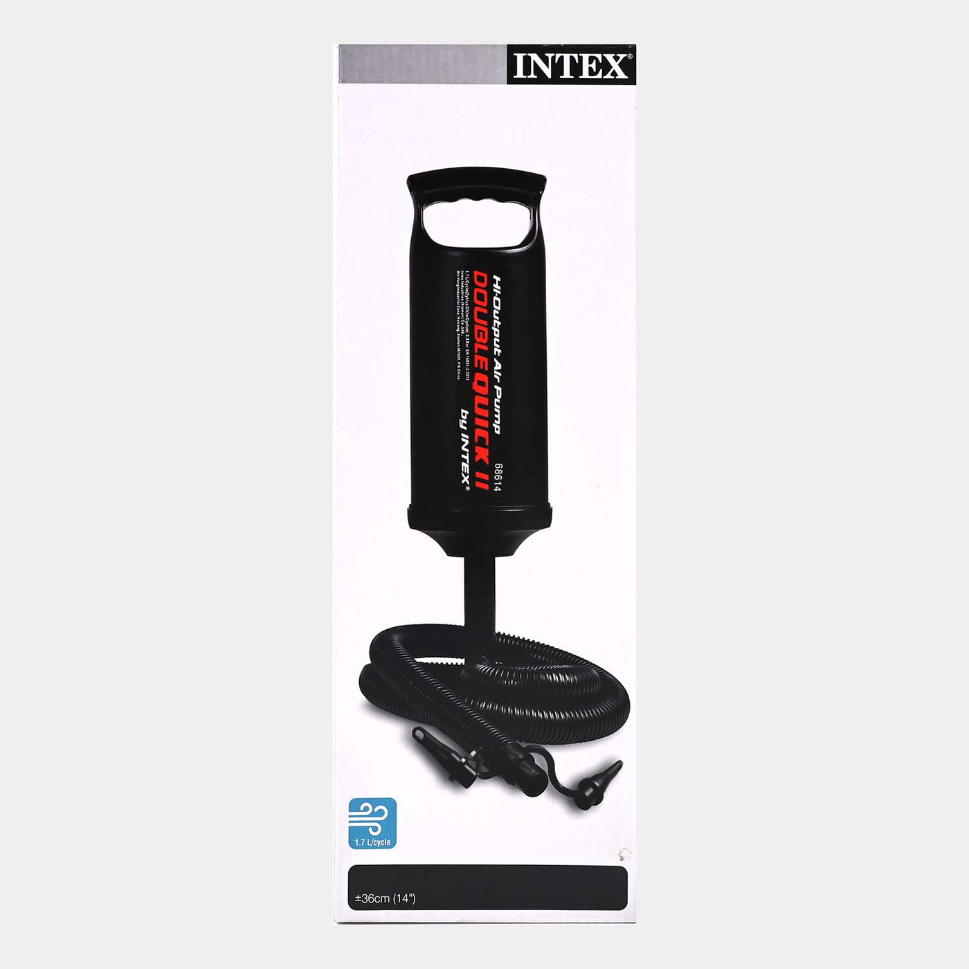 INTEX Hi-Output Air Pump Double Quick II Hand Pump (36CM)