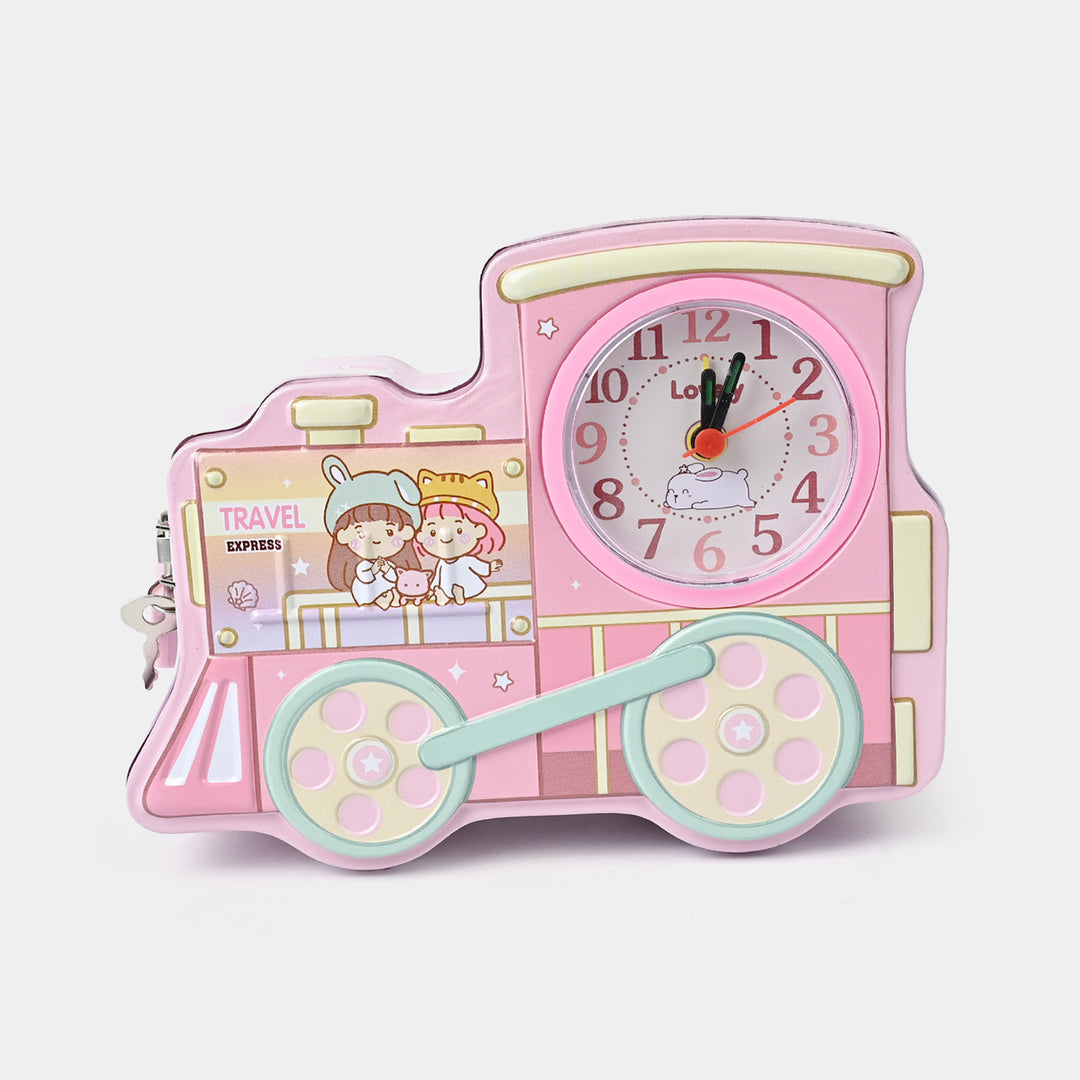 Metal Coin/Money Box with Lock For Kids