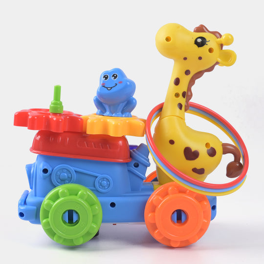 Giraffe Ring Toss Throwing Game For Kids