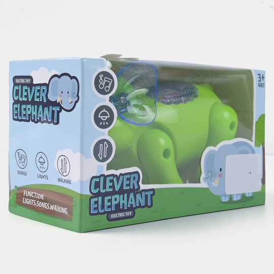Clever Elephant Light & Music For Kids