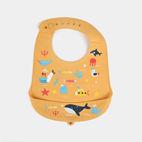 Baby Silicone Food Catcher Bib