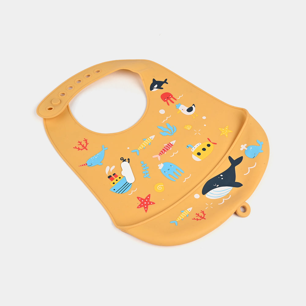Baby Silicone Food Catcher Bib