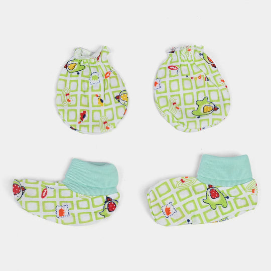 Baby Cap/Hat+Socks+Mittens 3PCs Set